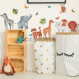 Adhesivos de Viento de Animales de Dibujos Animados