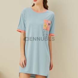 Pijama Estampado Flor Mujer Verano