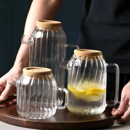 Jarra  de Vidrio Resistente al Calor