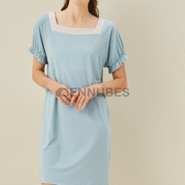 Pijamas Mujeres Verano Con Cuello Cuadrado