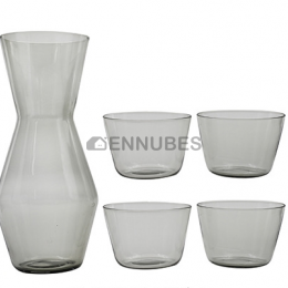 Tarro Vidrio de Almacenamiento de Agua Forma Novedosa