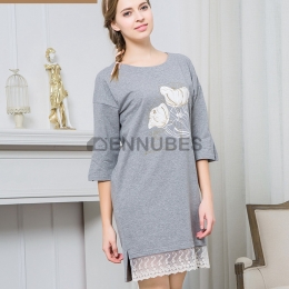 pijamas Mujeres Estampado Flor Verano