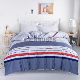 Funda Nórdica de 100% Algodón de Estilo Sencillo