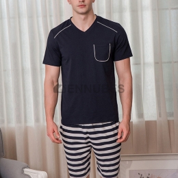 Pijamas Hombre Verano Manga Corta