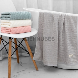 Toalla de Baño de Sarga Lisa Antibacteriana de Artemisa