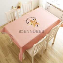 Mantel Antimancha Patrones Geométricos Estilo Nórdico