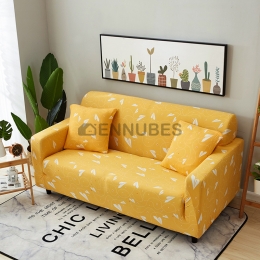 Funda de Sofá Avión de Papel Amarilla Nórdico