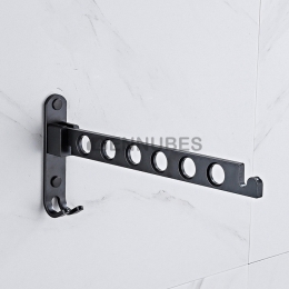 Barra de Colgar Fija Plegable sin Perforación