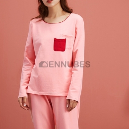 Pijamas Mujeres Otoño Primavera Rosa
