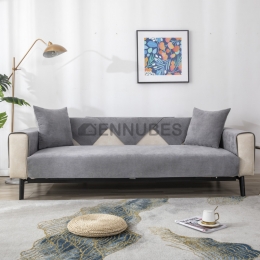 Cojín de Sofá Moderno y Minimalista de Color Sólido Antideslizante