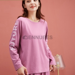 Pijamas Violeta Mujeres Estampado