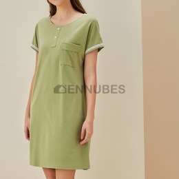Pijamas Mujeres Verano Verde Fibra