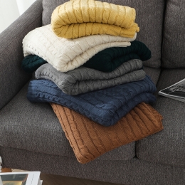 Manta de Sofá Siesta De Punto Estilo Nórdico Aire Acondicionado