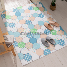 Alfombra Dormitorio Salón Estampada Nórdica