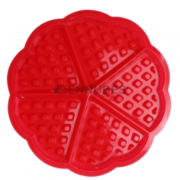 Molde de Gofres de Amor 5 Rejillas Consecutivos para Horno Gel de Sílice