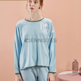 Pijamas Mujeres Estampado De Letras