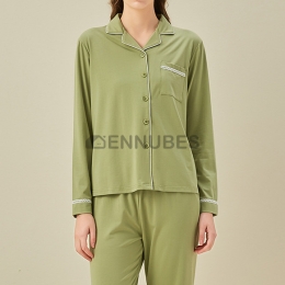 Pijamas Mujeres Primavera Verde