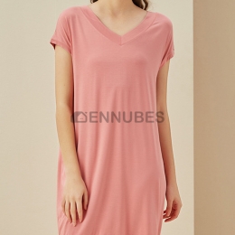 Pijamas Mujeres Con Color Sólido Verano