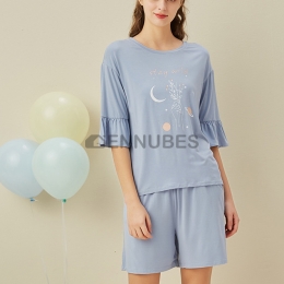 Pijamas Verano Estampado Mujeres Entero