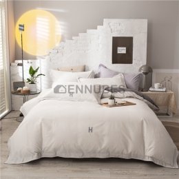 Funda Nórdica de 100% Algodón con Color Sólido