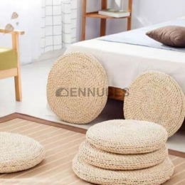 Cojín de Paja Hecho a Mano