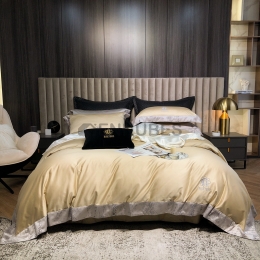 Funda Nórdica de 100% Algodón con el Estilo Lujo y Bordado Simple