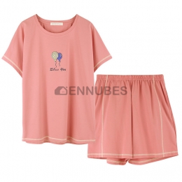 Pijamas Mujeres Estampado Globo Verano