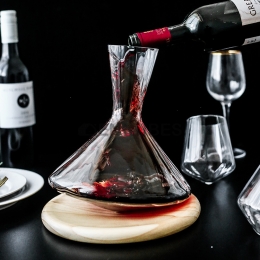 Tarro Vidrio de Almacenamiento Vino Forma Novedosa