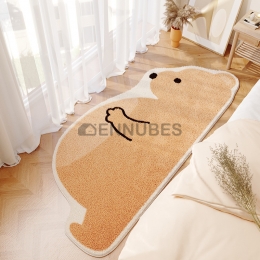 Alfombra Lavable Antideslizante de Oso para Bebé