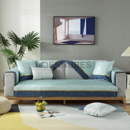 Cojín de Sofá Doble de Jacquard para Cuatro Estaciones