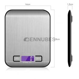 Báscula Electrónica de Cocina Recargable