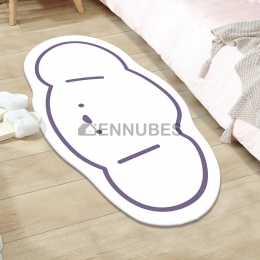 Alfombra Lavable Antideslizante Suave de Perro Dibujos Animados para Bebé