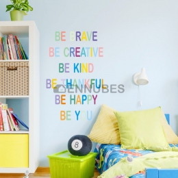 Pegatinas de Dormitorio Infantil de Inglés