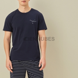 Pijama Hombre Estampado Constelación Verano