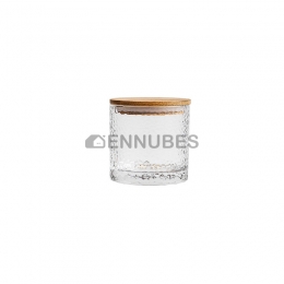 Tarro de Almacenamiento de Vidrio de Forma Cilíndrico