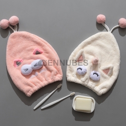 Gorro de Ducha Creativo de Dibujos Animados para el Cabello Seco