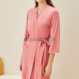 Pijamas Mujeres Albornoz Rosa Verano