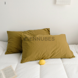 Un Par de Fundas de Almohada de Puro Algodón