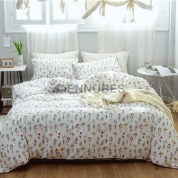 Funda Nórdica de 100% Algodón con Fantástica Flor