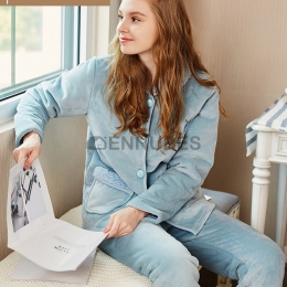 Pijamas Traje Mujeres Peluche Invierno