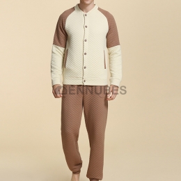 Pijamas Hombre Invierno Traje Modal
