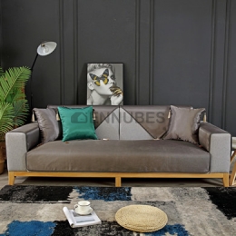 Cojín de Sofá de Verano de Seda Pura Antideslizante para la Sala de Estar