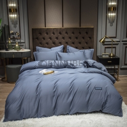 Funda Nórdica de 100% Algodón con Color Puro de Estilo Lujo
