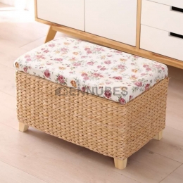 Taburete Nórdico de Almacenamiento por Tejido