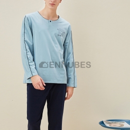 Pijamas Primavera Hombre Estampado Ballena