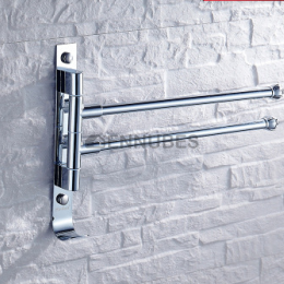 Toallero Giratorio para Baño de Acero Inoxidable Sin Perforación