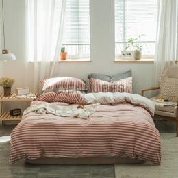 Funda Nórdica de 100% Algodón con Diseño de Rayas