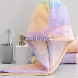 Toalla Deslumbrante de Vellón de Color Coral Engrosado