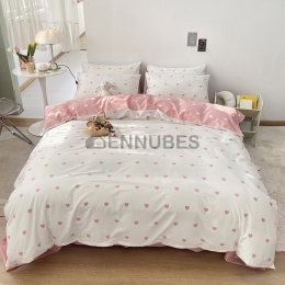 Funda Nórdica de 100% Algodón con Manchas Multicolores