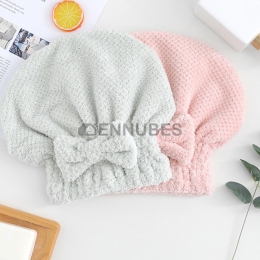 Gorro de Secador Superabsorbente con Pajarita